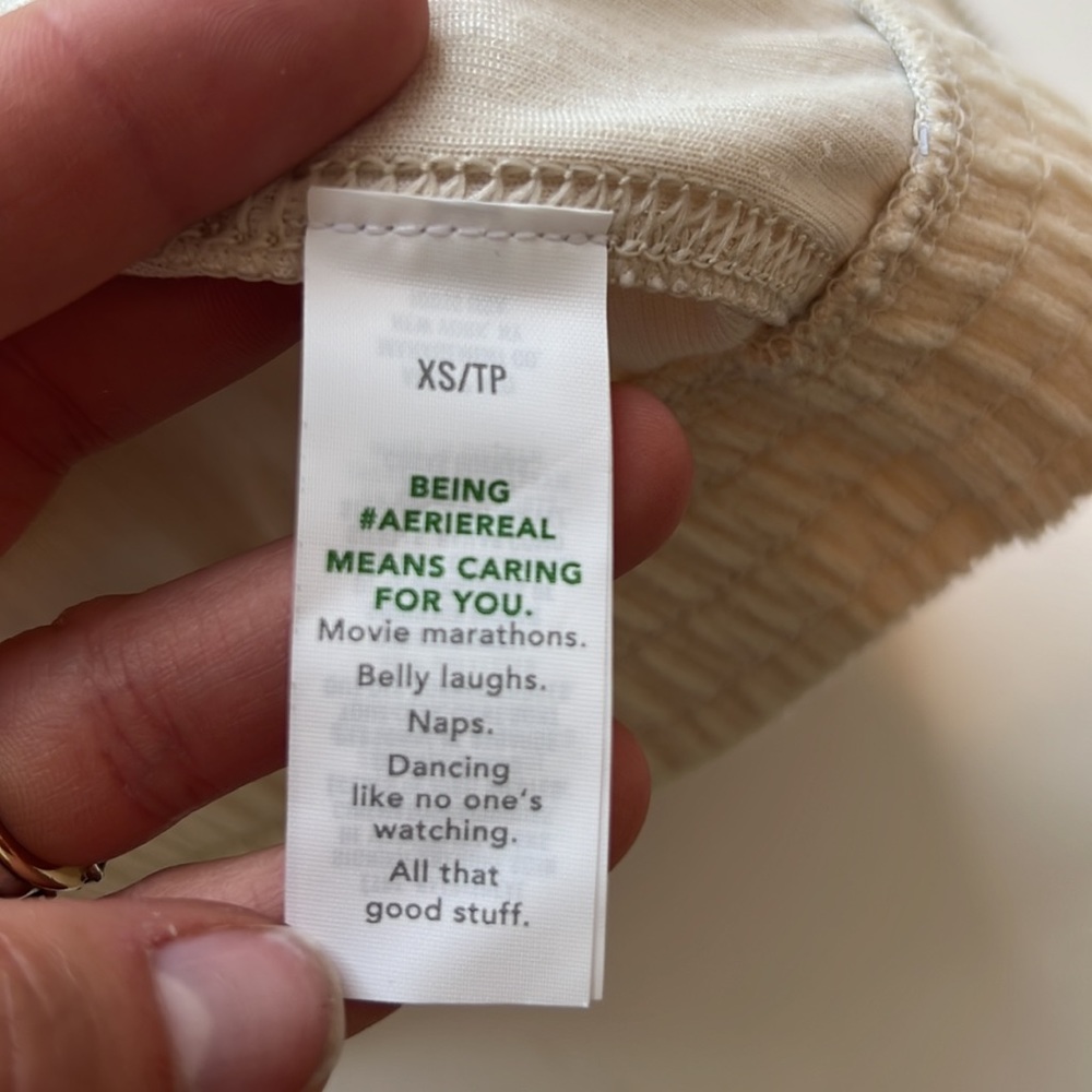 Aerie ribbed crop zip up - Picture 5 of 7